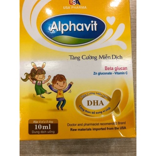 Alphavit tăng cường miễn dịch (Hộp 20 ống)