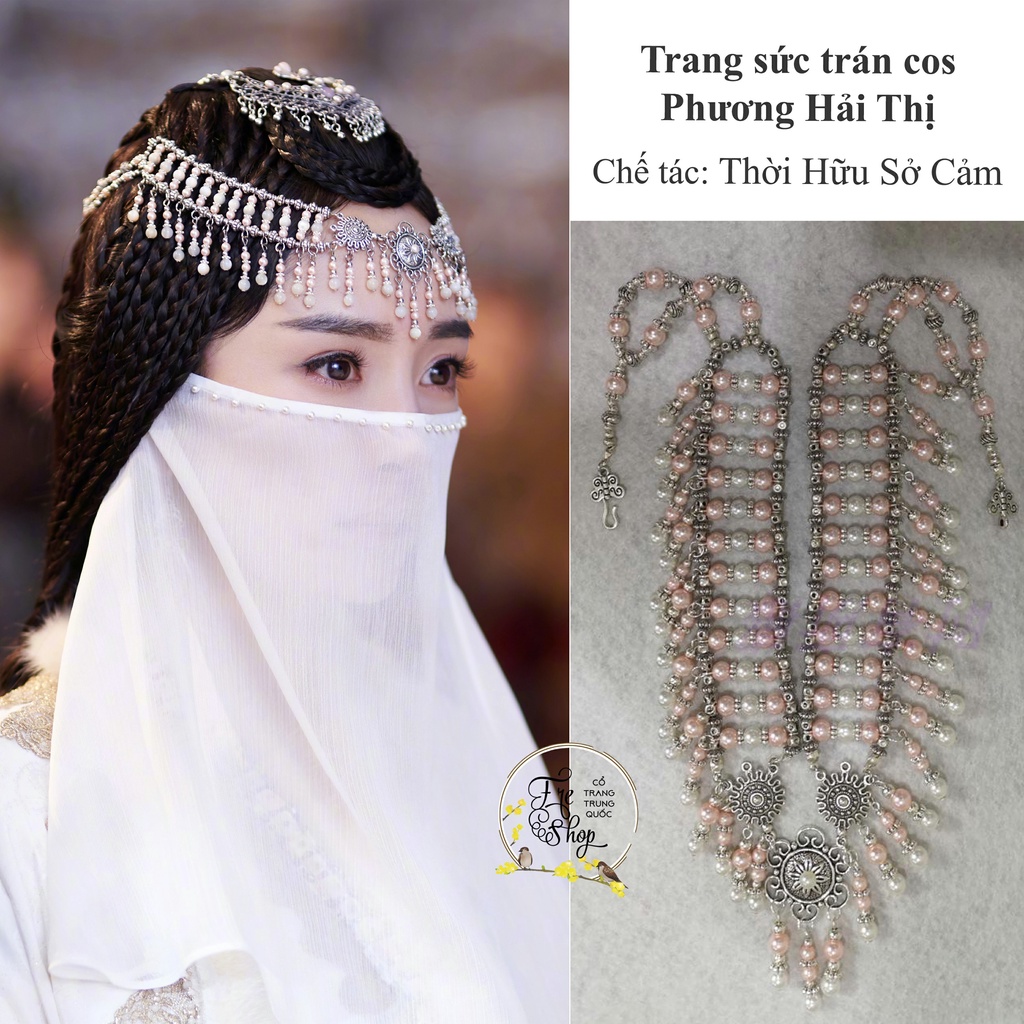 Trang sức trán HẢI THỊ (Hộc Châu Phu Nhân) Dương Mịch | phụ kiện tóc cổ trang Trung Quốc