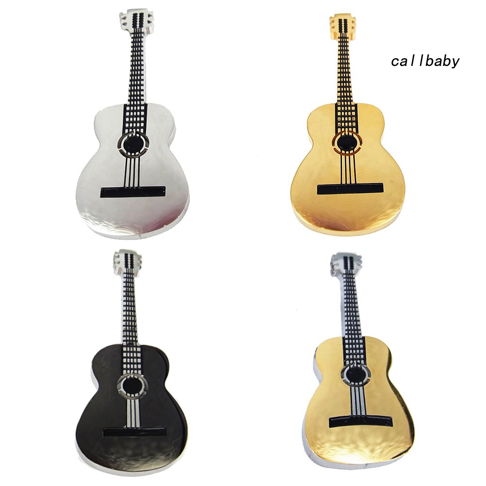 Vòng cổ Mặt Hình Đàn Guitar Chất Liệu Thép Không Gỉ