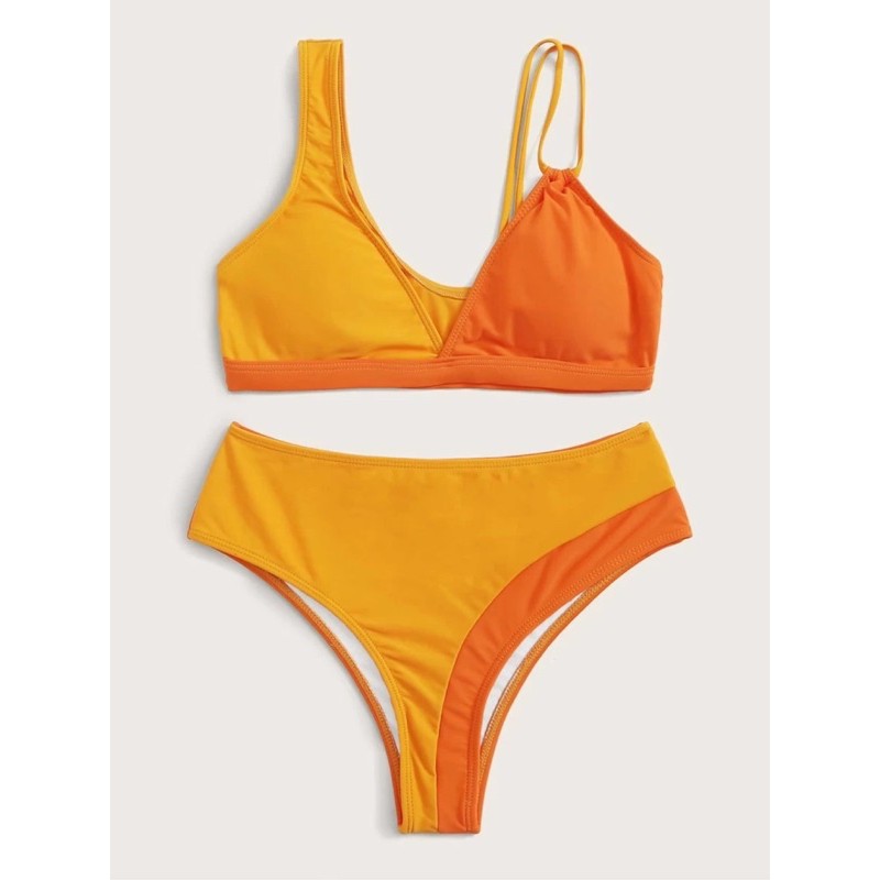 [BKN392] <ÂU> SET BIKINI CAM PHỐI VÀNG (CẠP CAO) | BigBuy360 - bigbuy360.vn