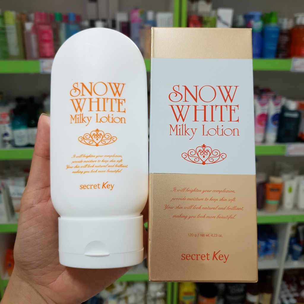 Sữa dưỡng trắng da Secret Key Snow White Milky Lotion 120g