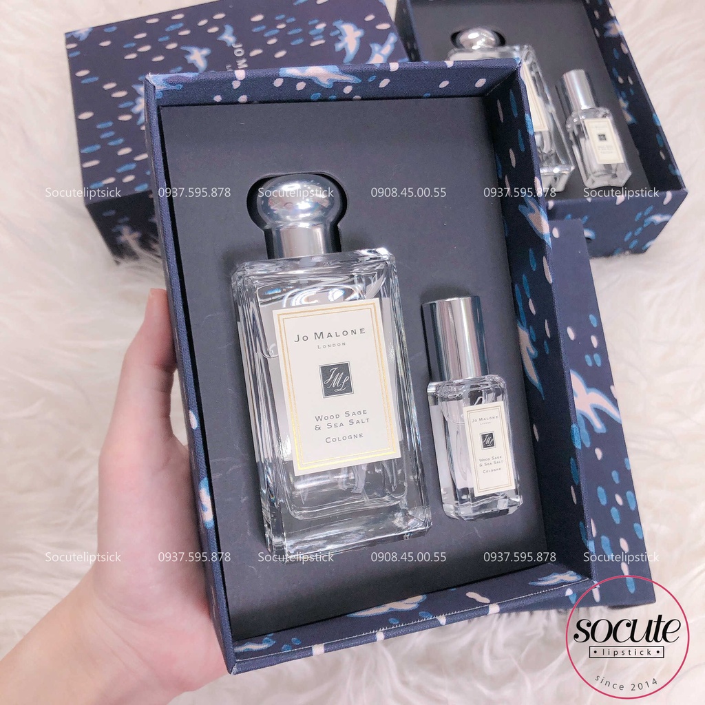 Nước hoa nữ JO MALONE Wood Sage &amp; Sea Salt Cologne 9ml - 30ml - 100ml