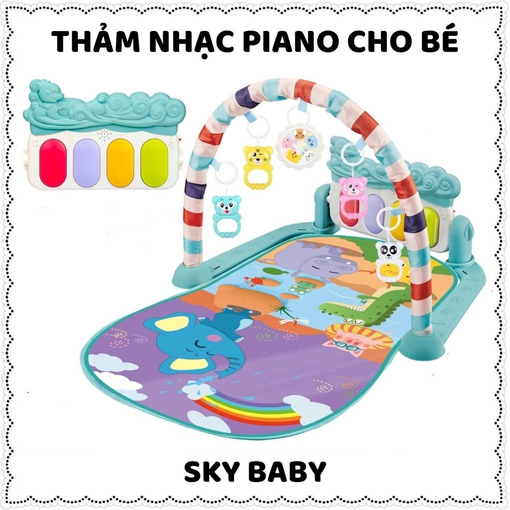 Thảm nhạc piano cho bé nằm chơi (kèm ảnh thật)
