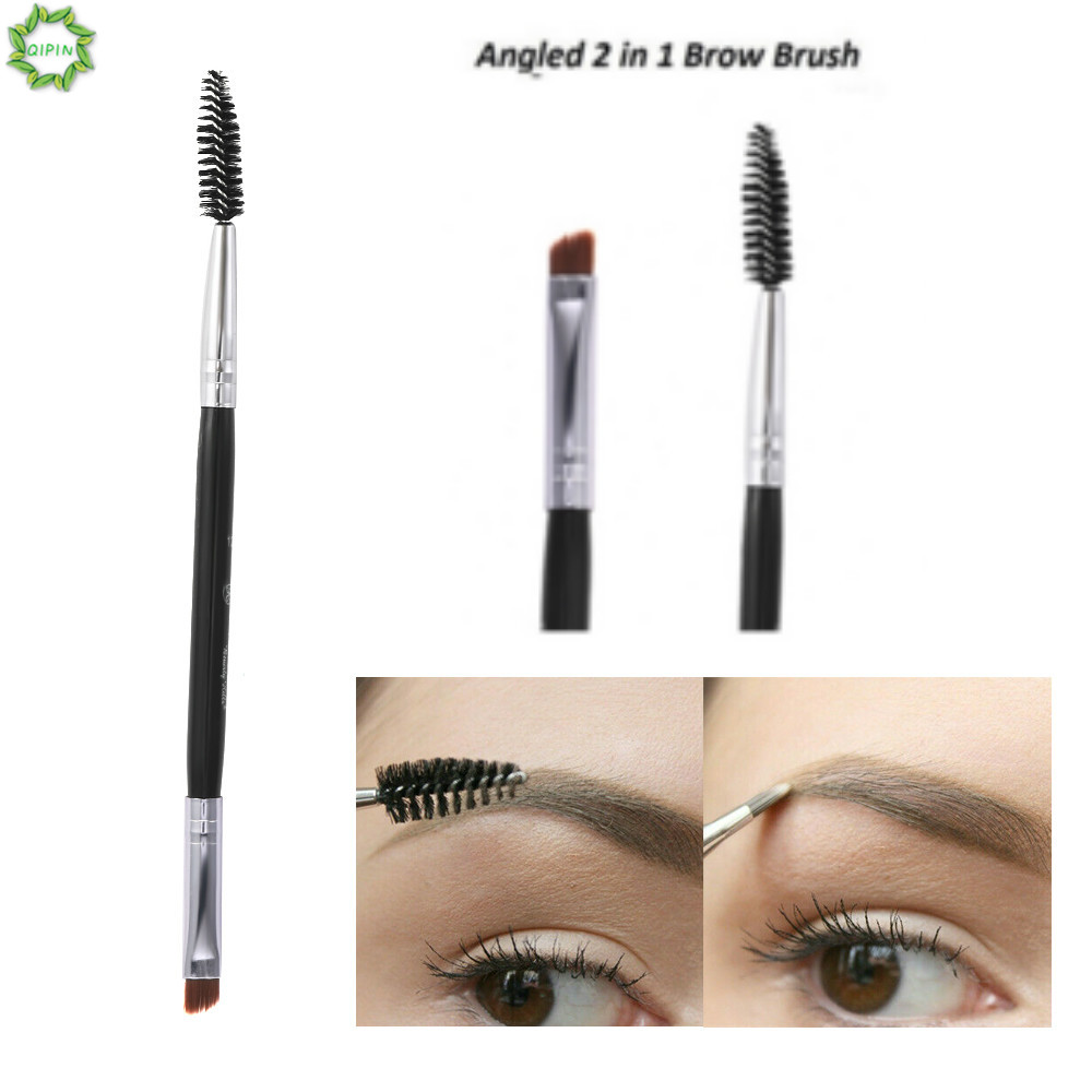 [Hàng mới về] Cọ Chải Lông Mày Hai Đầu Xoắn Ốc Cho Người Mới Bắt Đầu Qipin