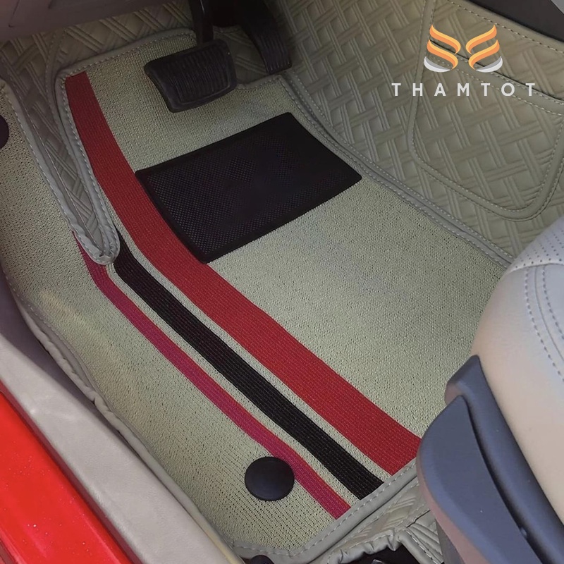 Thảm lót sàn ô tô 5D 6D Ford Ranger 2015-2022 da PU cao cấp giá xưởng, không mùi, chống nước 100%_Thamtot90