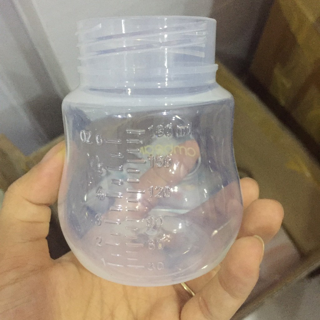 [bán chạy] BÌNH CHỨA và TRỮ SỮA 180ml cổ rộng dùng thay thế các bình Rozabi, Cmbear, queen5s...