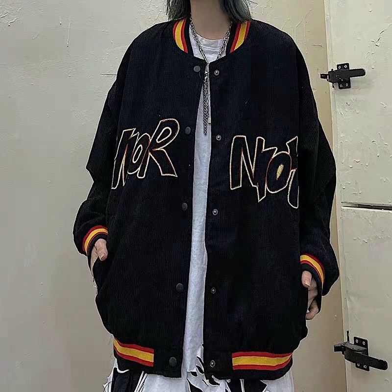 Áo Khoác Bomber Chất Nhung - Áo Bomber Nam Nữ Unisex Nhung Tăm Siêu Đẹp Thêu Chữ - TP [NewUnisex]