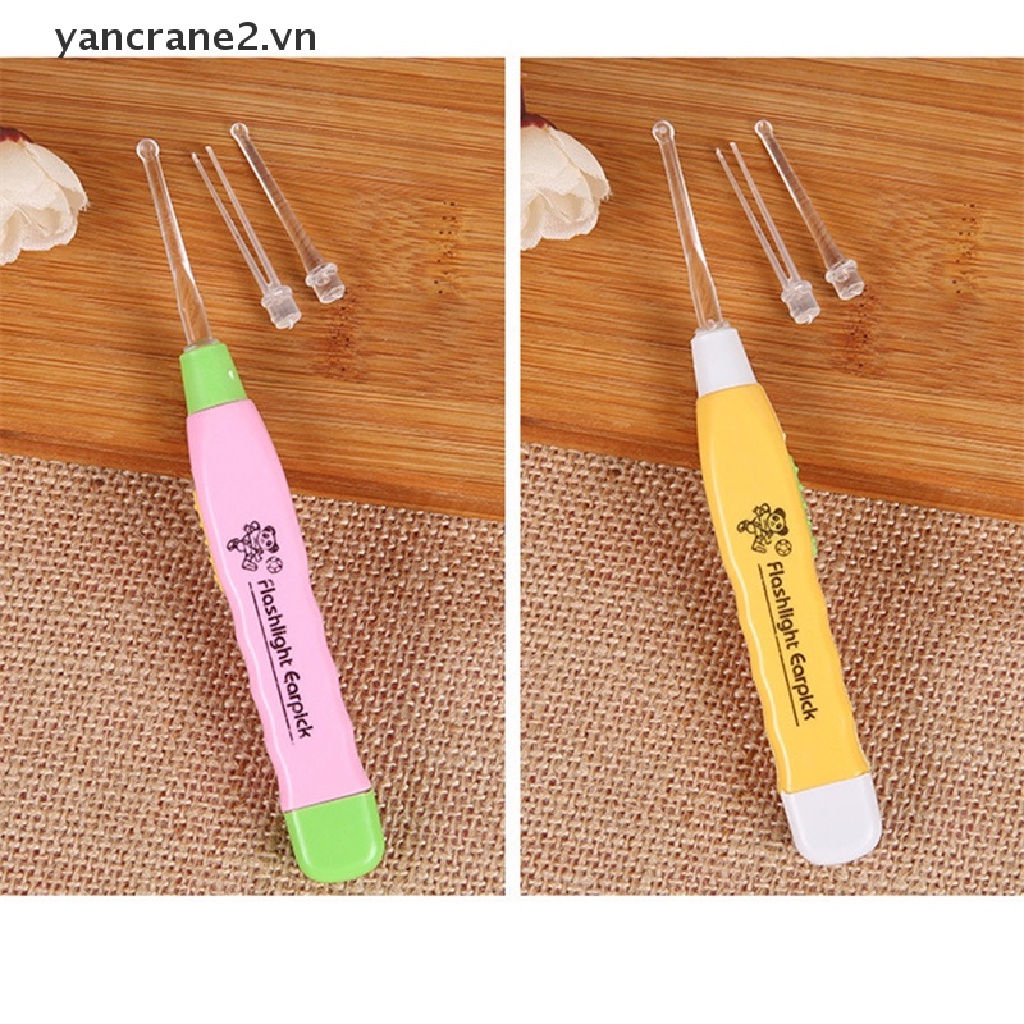 (Hàng Mới) Nhíp Ngoáy Tai Có Đèn led