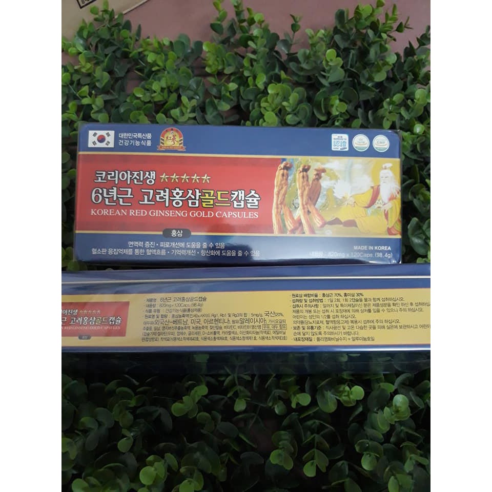 Viên đạm tổng hợp sâm nhung hươu gold màu vàng 120 viên x 850mg cao cấp