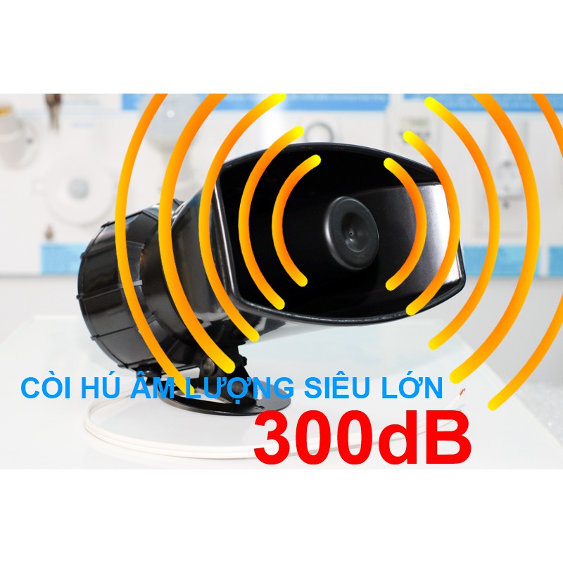 Còi Hú Báo Động KOMAX 220V Công Suất Lớn KM-AC100W