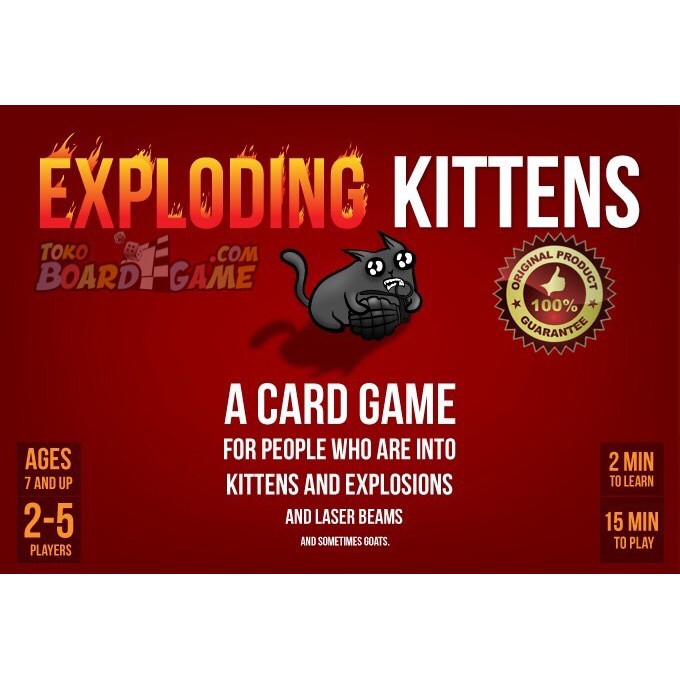 Bộ Trò Chơi Board Game Exploding Kittens Độc Đáo Thú Vị