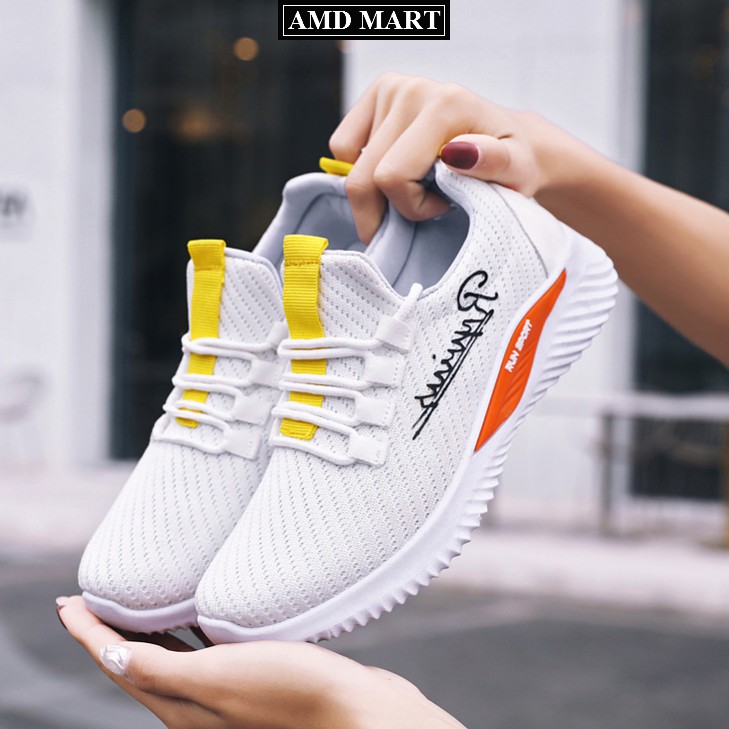 Giày Thể Thao Nữ , Giày Sneaker Nữ 723 Êm Chân Siêu Nhẹ Màu Đen , Trắng , Hồng  Phong Cách Cá Tính Thoải Mái Thông Thoán