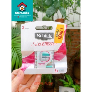 Lưỡi Dao Cạo  Dàng Cho Nữ Schick Silk Effects 3S(mua 2 tặng 1 trong cùng 1 hộp)