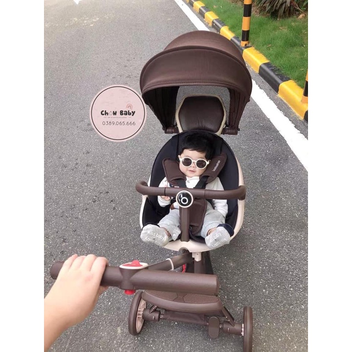 (Hàng cao cấp) Xe đẩy 2 chiều dạo chơi gấp gọn Baobaohao v18