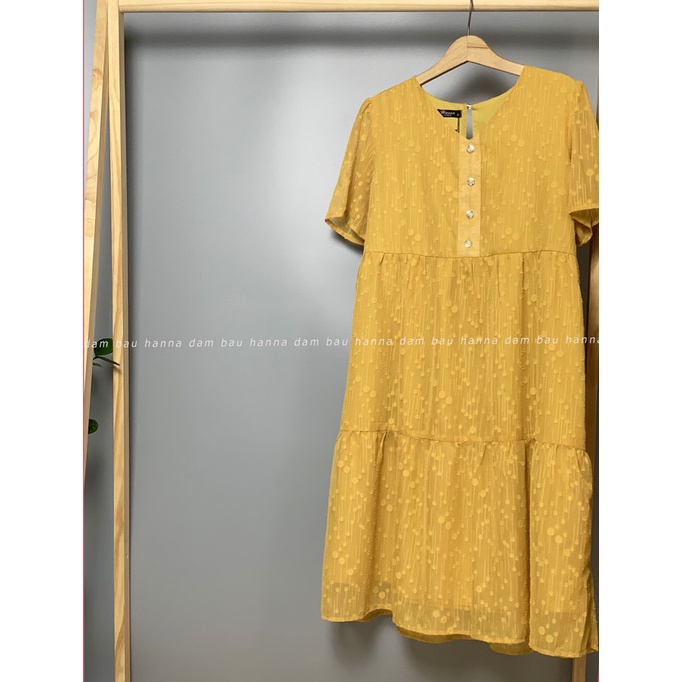 [HANNA] Đầm bầu dự tiệc sang chảnh cho mẹ trẻ có size 40-80kg mẫu xinh vải cao cấp thoáng mát không nhăn đầm dài qua gối