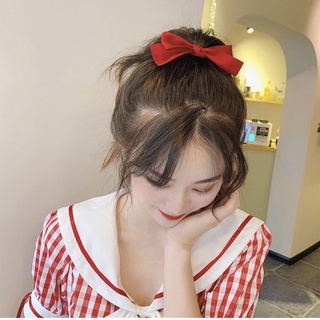 Cột tóc buộc tóc nơ nhỏ màu trơn đơn giản LOLI