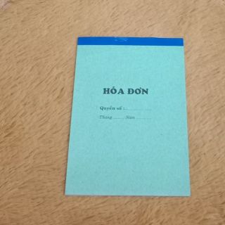 Hoá đơn bán lẻ 1 liên 40 tờ 12.8x18.1cm