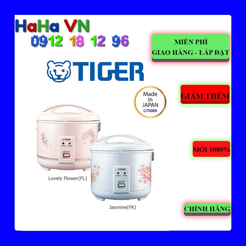 Nồi cơm điện Tiger 1 lít JNP-1000 - JNP-1800 - SẢN XUẤT TẠI NHẬT CHÍNH HÃNG