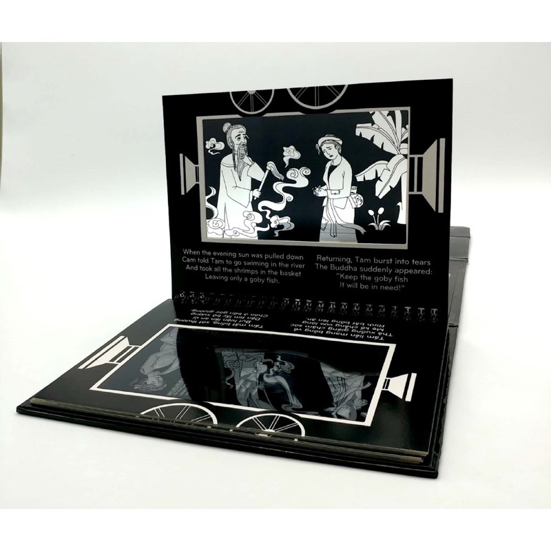 Sách - Sách chiếu bóng - Cinema book - Rạp chiếu phim trong sách - Tấm Cám