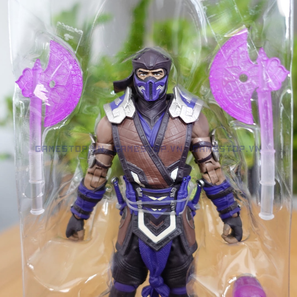 Mô hình Mortal Kombat SubZero 18cm Winter Purple McFarlane Mô hình có khớp Nhựa PVC CHÍNH HÃNG MỸ MKMF05