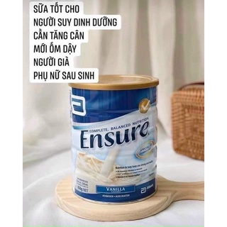 Sữa bột Ensure Úc Lon lớn 850gr (hàng chuẩn Úc , ko phải hàng New Zealand )