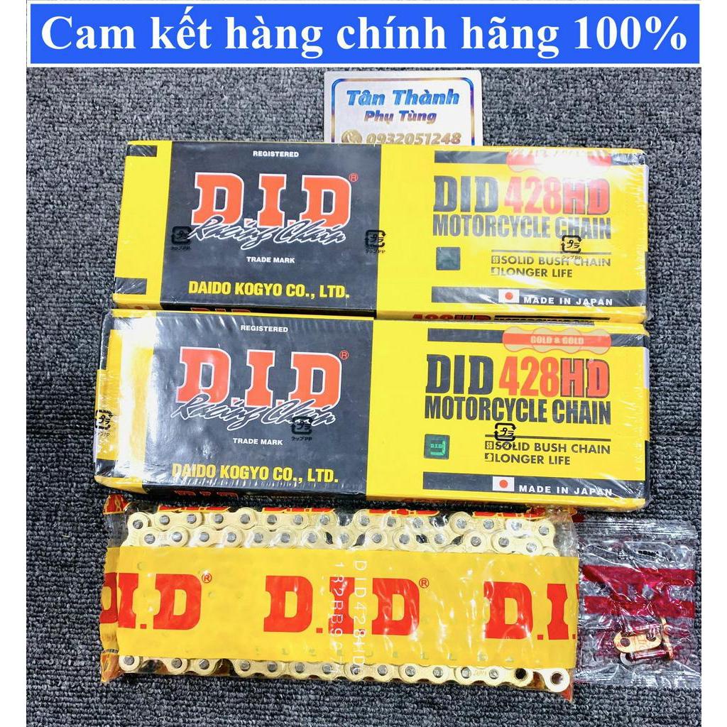 Sên DID vàng chính hãng 10ly 132L gắn mọi loại xe dochoixemay