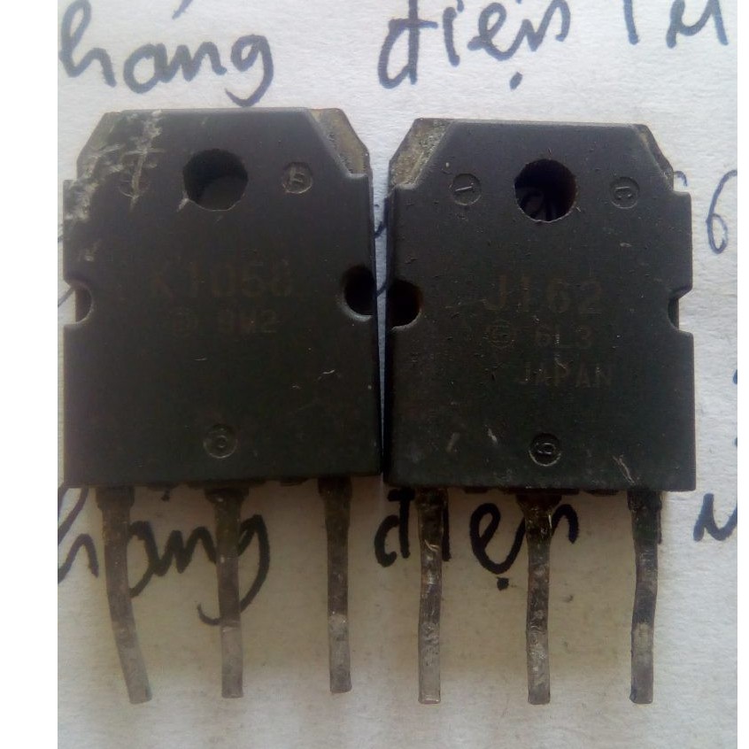 K1058 J162 ,2SK1058 ,1058 162 Cặp mosfet âm thanh hàng zin