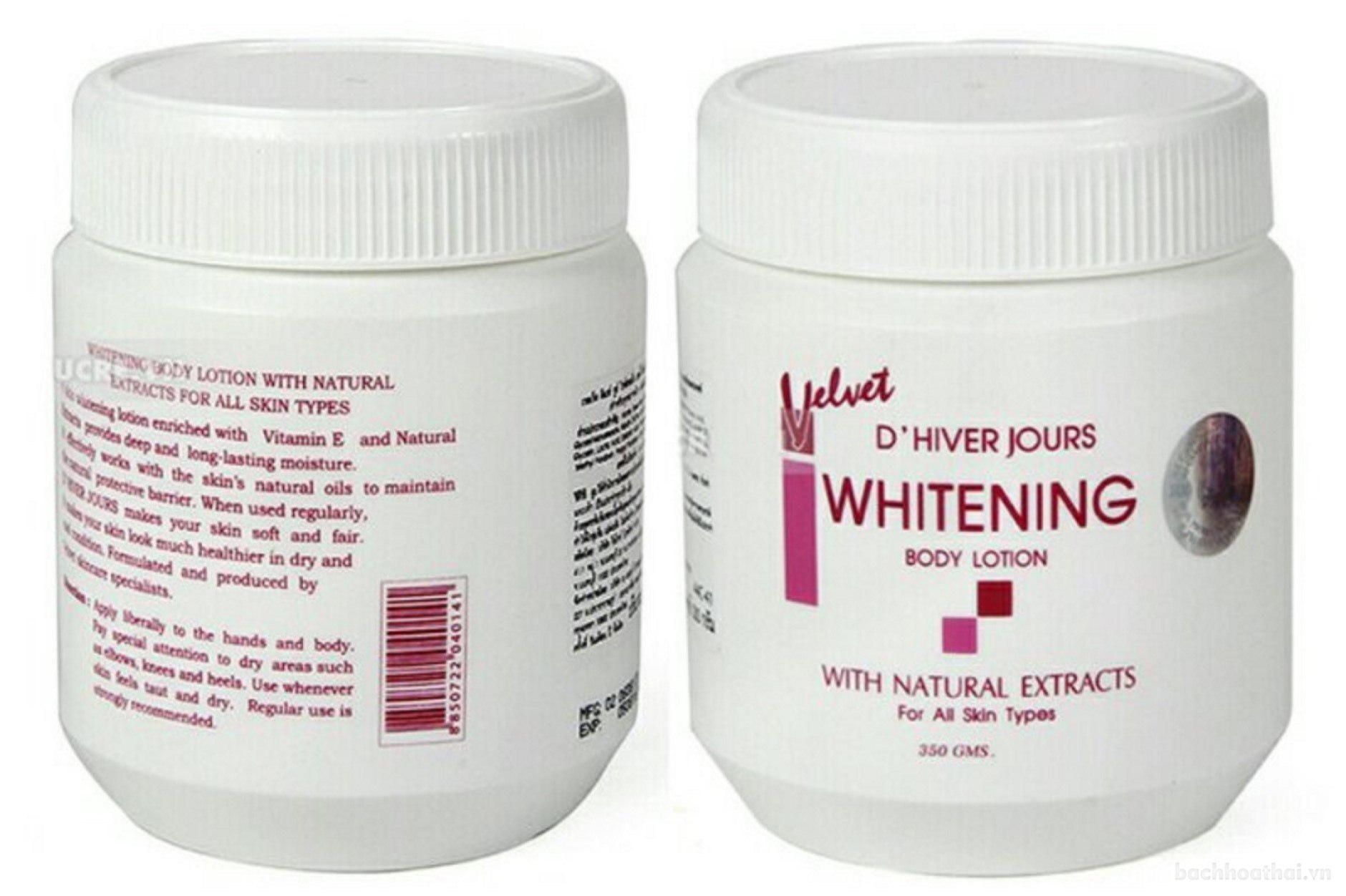 Hũ dưỡng thể trắŉg da D’Hiver Jours Whitening Body Lotion