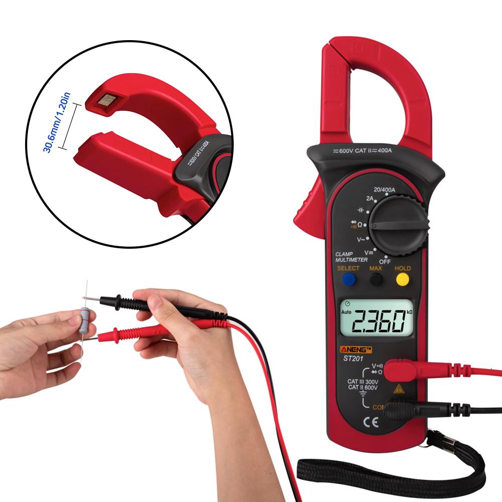 Đồng hồ vạn năng hiển thị màn hình kỹ thuật số chuyên dụng ANENG ST201