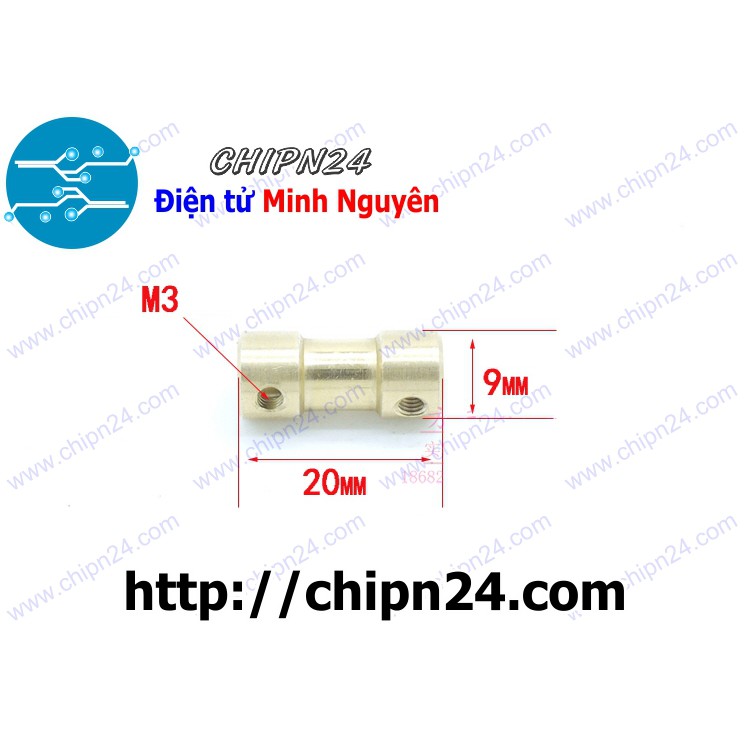 [1 CÁI] Khớp nối trục 2.3mm-4mm