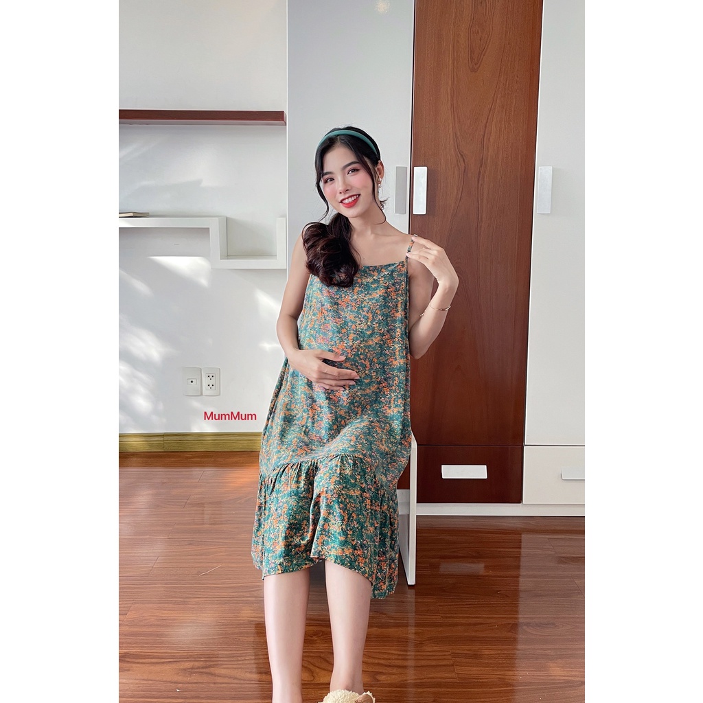 Đầm Bầu 2 dây mặc nhà siêu mát | BigBuy360 - bigbuy360.vn
