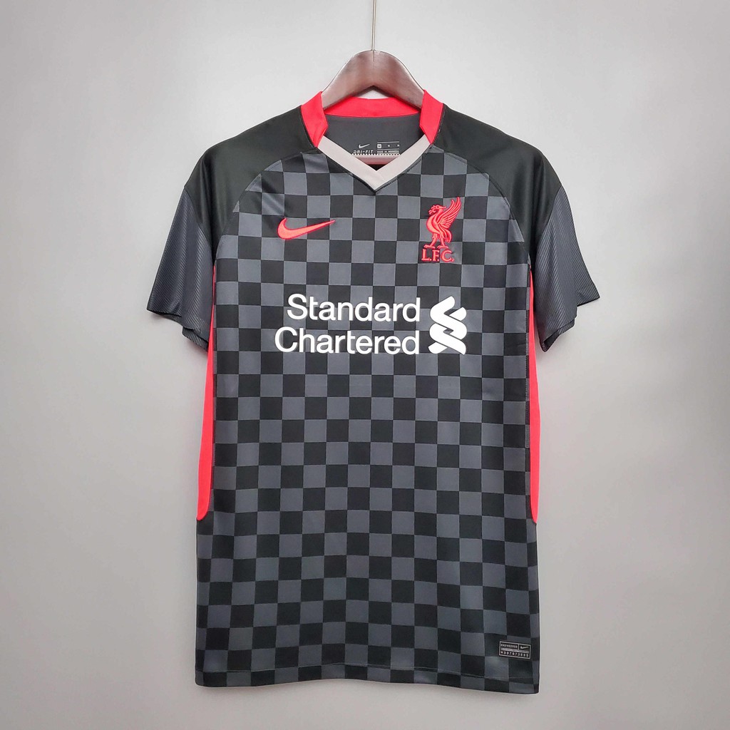 【S-4XL】New Áo Liverpool sân khách mẫu 3 20-21 quần áo đá bóng  ྃ