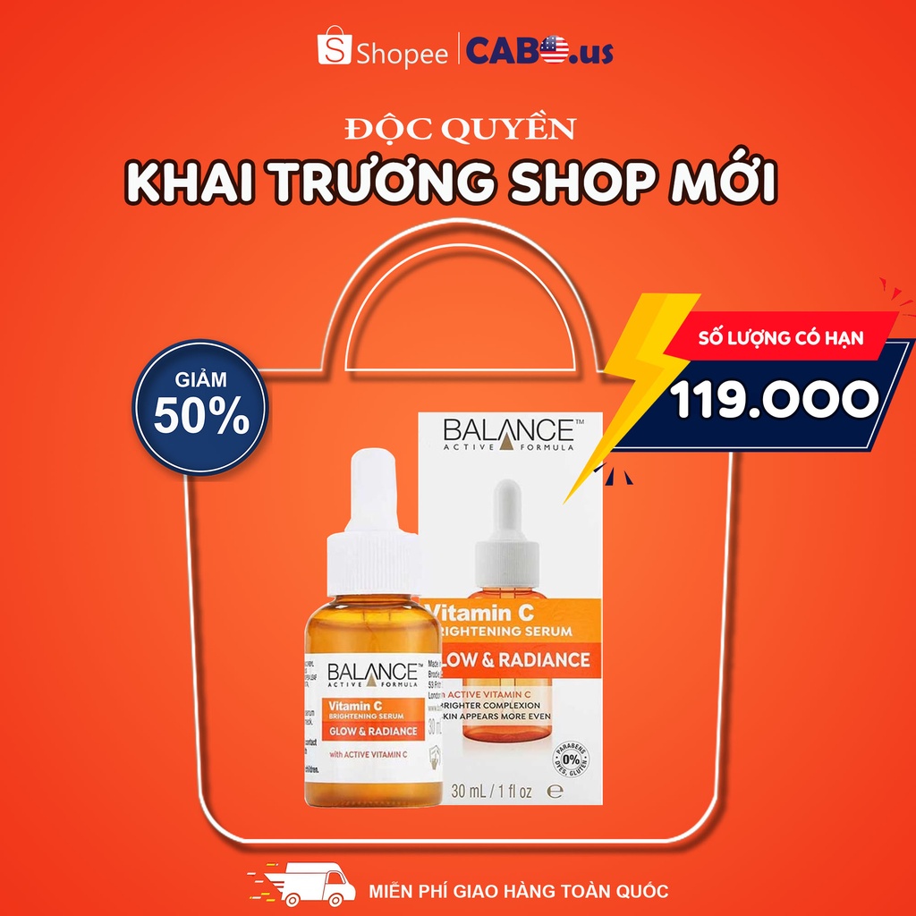 Serum vitamin C Sáng Da Balance 30ml