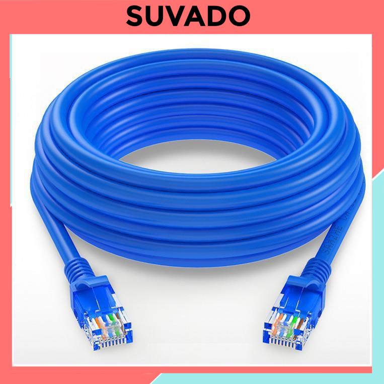 Cáp Mạng Dây mạng LAN  5M 10M và 15M 20M chuẩn RJ45 bấm sẵn 2 đầu kết nối internet, máy tính trong nhà ngoài trời DALAMO