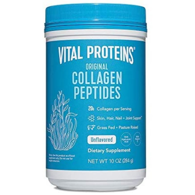 Collagen Protein hữu cơ,Collagen thực vật , Bột collagen Vital Proteins Collagen Peptides Unflavored 265g