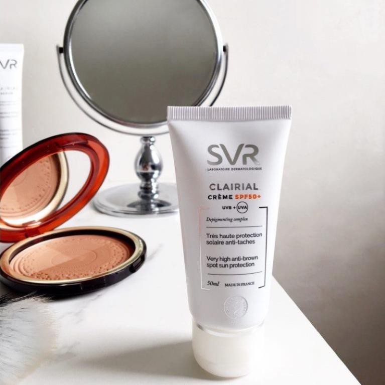 Kem Làm Mờ Vết Nám Và Chống Nắng SVR Clairial Crème SPF50+ 50ml