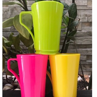 Ly sinh tố 350ml đủ màu nhựa cao cấp Cốc có quai cầm tay L59 - Cup