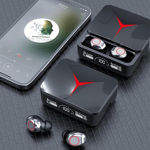 Tai nghe bluetooth M90 pro, Tai nghe không dây Gaming M90 pro 5.2 Âm bass cực to Chống ồn Chống nước