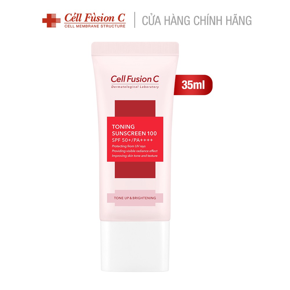 [SAMPLE] Kem Chống Nắng Nâng Tông Da Cell Fusion C Toning Sunscreen 100 SPF50+/PA++++ 1.5g