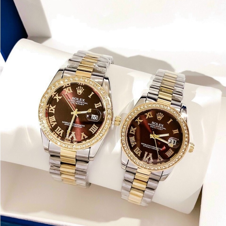 đồng hồ nữ đeo tay đẹp ROLEX CAO CẤP chống nước thời trang  dây thép không gỉ  bảo hành 12 tháng -DHN18 | BigBuy360 - bigbuy360.vn