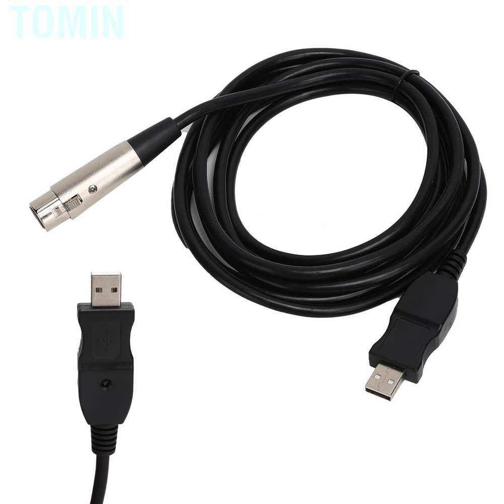 Cáp Chuyển Đổi Usb Sang Xlr Dài 3m Có Chức Năng Ghi Âm Cho Máy Tính