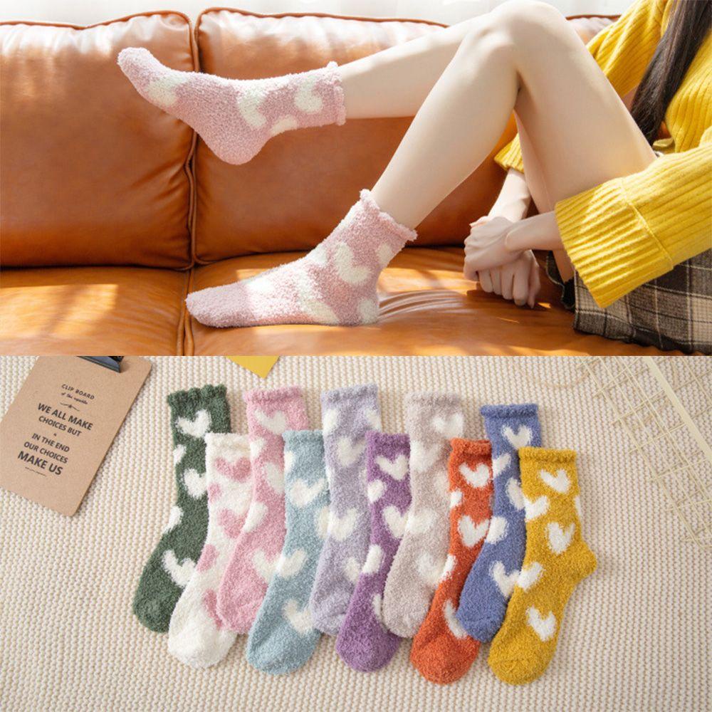 BSUNS Vớ Lông Cừu San Hô Mềm Mại Xinh Xắn
