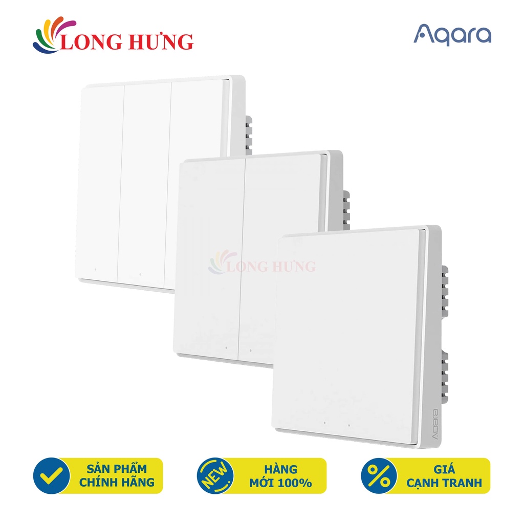 Công tắc thông minh Aqara Smart Wall Switch D1 Zigbee có dây nguội - Hàng chính hãng