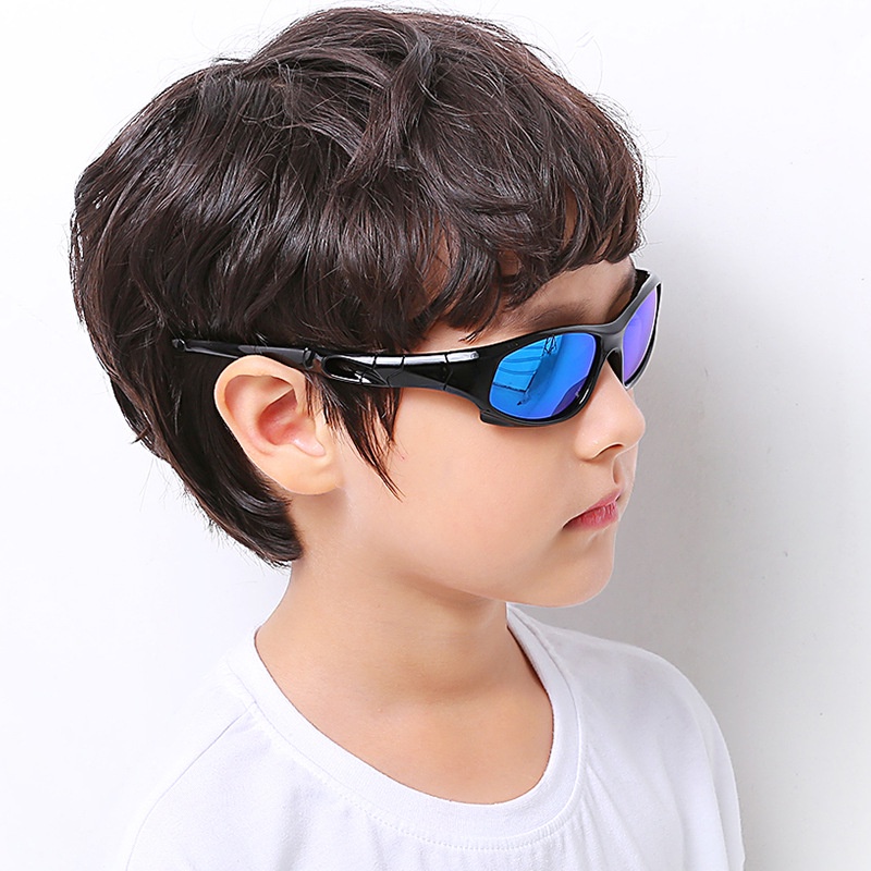 Kính mát KATELUO phân cực chống tia UV400 D816 bằng silicone dành cho bé trai và bé gái