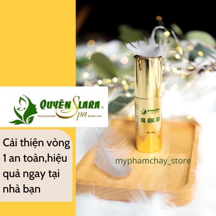 Tinh Dầu tăng Kích Thước Vòng 1,Nở Ngực Hoa Bồng Đào QUYÊN LARA  (Tăng Từ 4-7cm Sau 1 Liệu Trình) - Hàng Chính Hãng 30ml