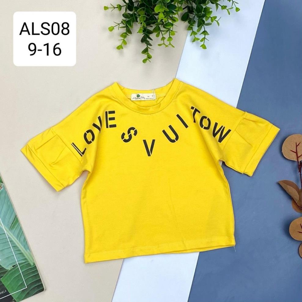 Áo LITIBABY bé gái Love 9/16