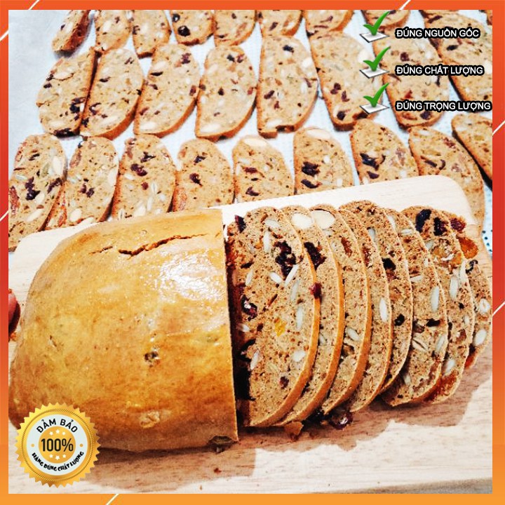 Bánh BISCOTTI Healthy 100%, dành cho người giảm cân, ăn kiêng, thay thế bữa ăn vặt, ăn phụ, ít Calories, giàu Protein.