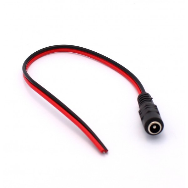 Jack DC 5.5x2.1mm liền dây đực cái