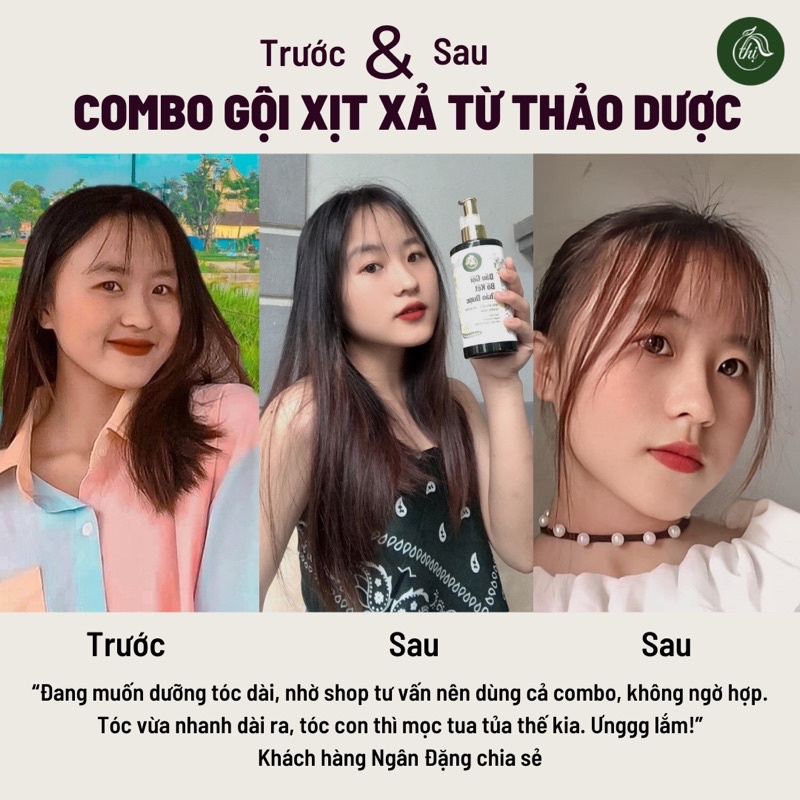 Dầu gội bồ kết thảo dược cô đặc sạch gàu mọc tóc, chống rụng tóc, hết nấm ngứa da đầu - Handmade từ Thị ☘️ | BigBuy360 - bigbuy360.vn