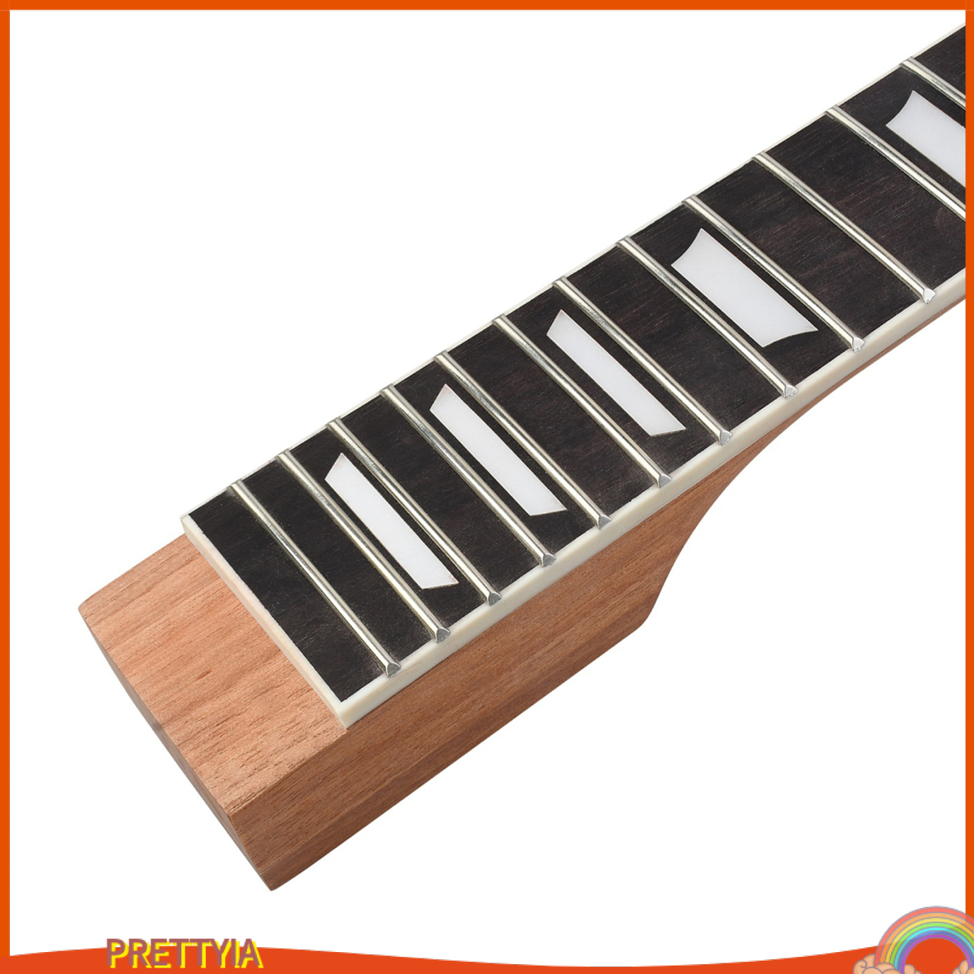 [PRETTYIA]Guitar Neck 22 fret,24.8 inch Mahogany Fretboard for LP Electric Guitar